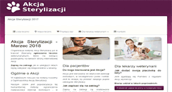 Desktop Screenshot of akcjasterylizacji.pl